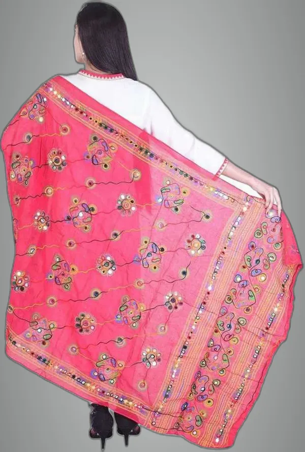 Pink_&_Blue_Pingal_Cotton_Blend_Printed_Dupatta_For_Women