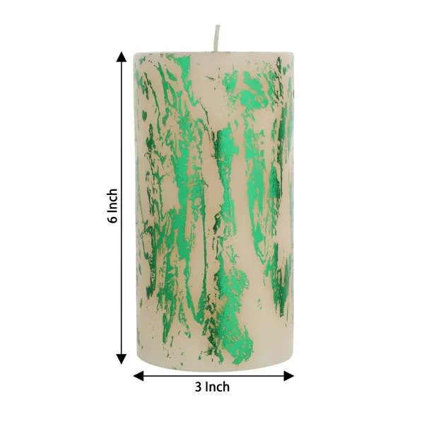 Pack_of_3_Green_Foil_Luxury_Pillar_Candles
