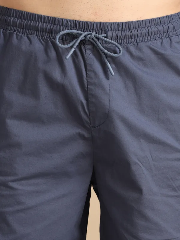 Blue_Cotton_Regular_Cargo_Shorts_For_Men