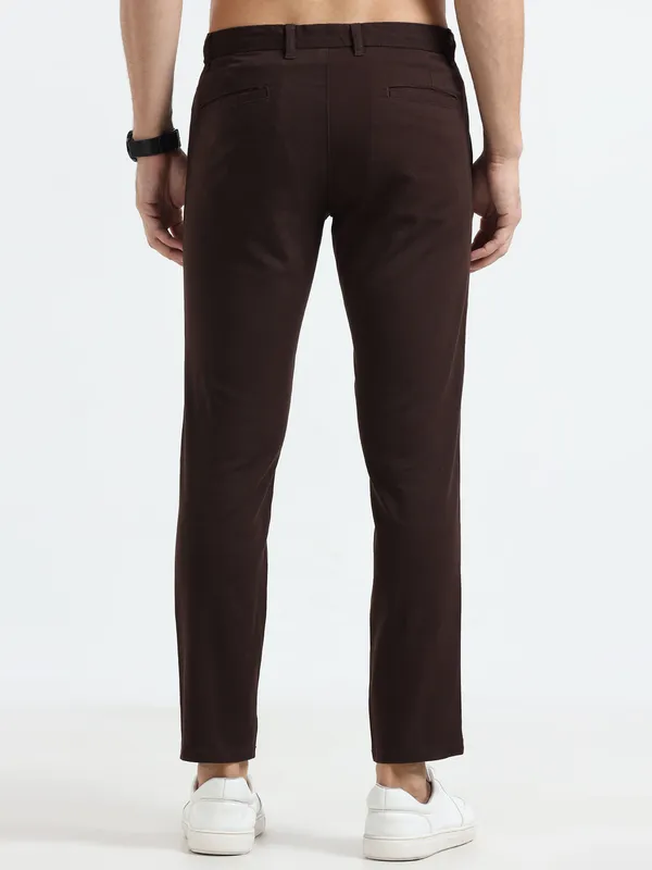 Dark_Brown_Cotton_Regular_Slim_Fit_Solid_Mid-Rise_Trouser_For_Men