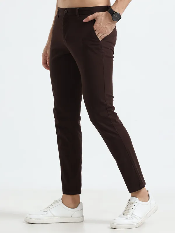 Dark_Brown_Cotton_Regular_Slim_Fit_Solid_Mid-Rise_Trouser_For_Men