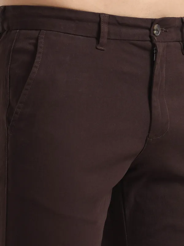 Dark_Brown_Cotton_Regular_Slim_Fit_Solid_Mid-Rise_Trouser_For_Men