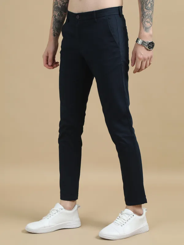 Navy_Blue_Cotton_Regular_Slim_Fit_Solid_Mid-Rise_Trouser_For_Men