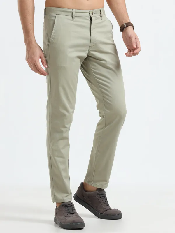 Pastel_Green_Cotton_Regular_Slim_Fit_Solid_Mid-Rise_Trouser_For_Men