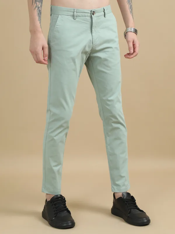 Green_Cotton_Regular_Slim_Fit_Solid_Mid-Rise_Trouser_For_Men