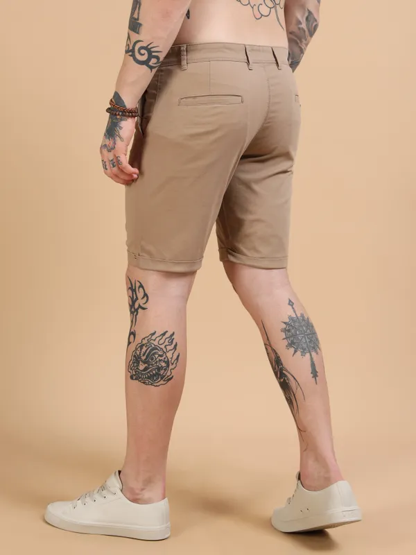 Brown_Cotton_Solid_Chinos_Shorts_For_Men