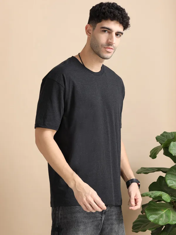 Dark_Grey_Cotton_Regular_Oversized_T-Shirt_For_Men