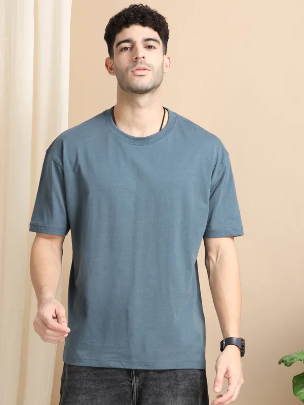 Grey_Cotton_Regular_Oversized_T-Shirt_For_Men