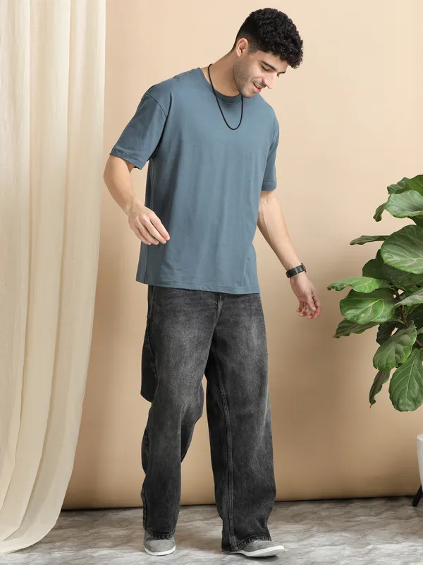 Grey_Cotton_Regular_Oversized_T-Shirt_For_Men