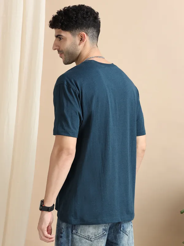 Indigo_Cotton_Regular_Oversized_T-Shirt_For_Men