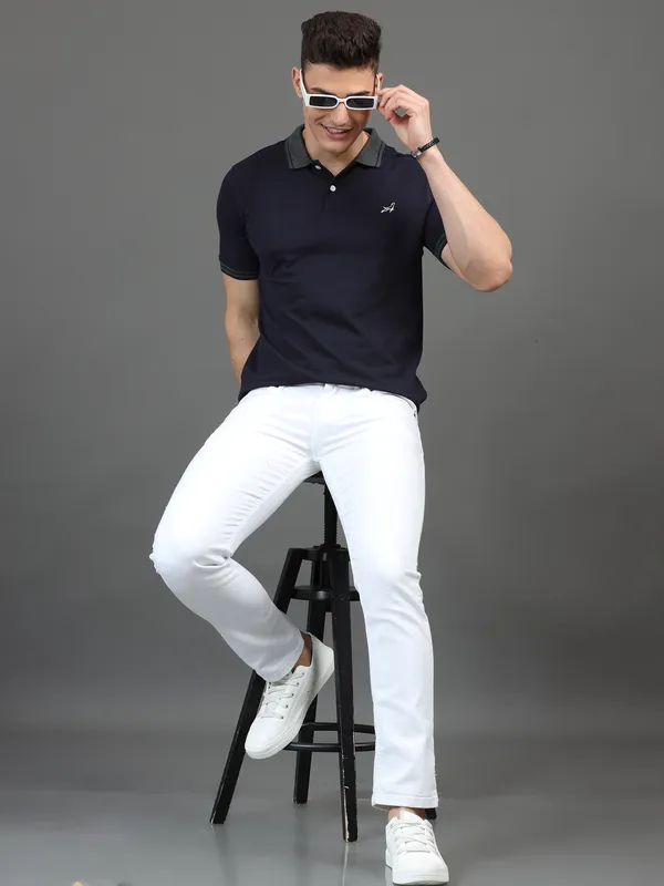 Navy_Blue_Cotton_Regular_Polo_T-Shirt_For_Men