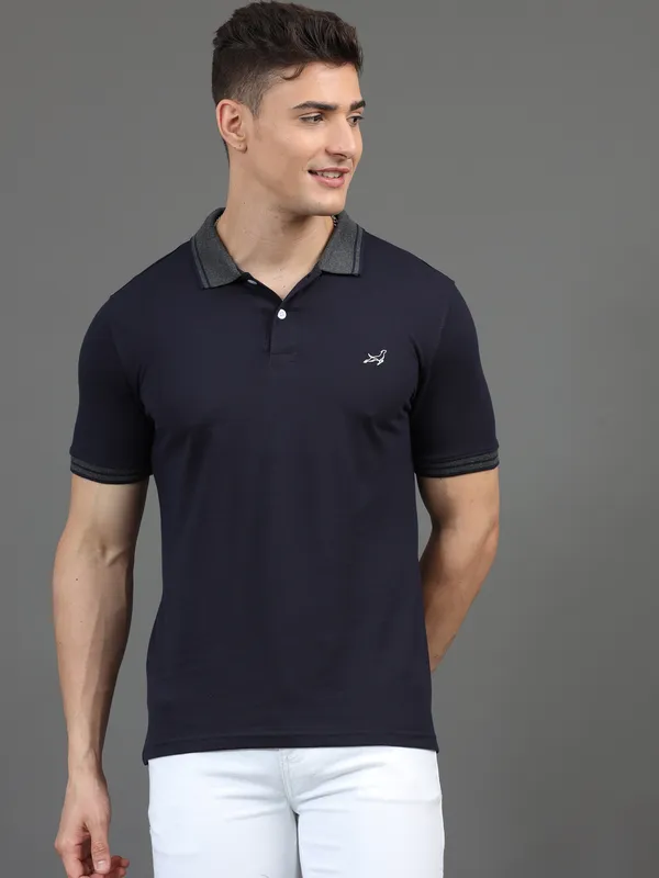 Navy_Blue_Cotton_Regular_Polo_T-Shirt_For_Men