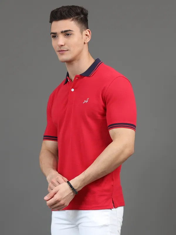 Red_Cotton_Regular_Polo_T-Shirt_For_Men