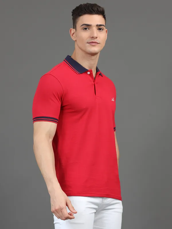 Red_Cotton_Regular_Polo_T-Shirt_For_Men