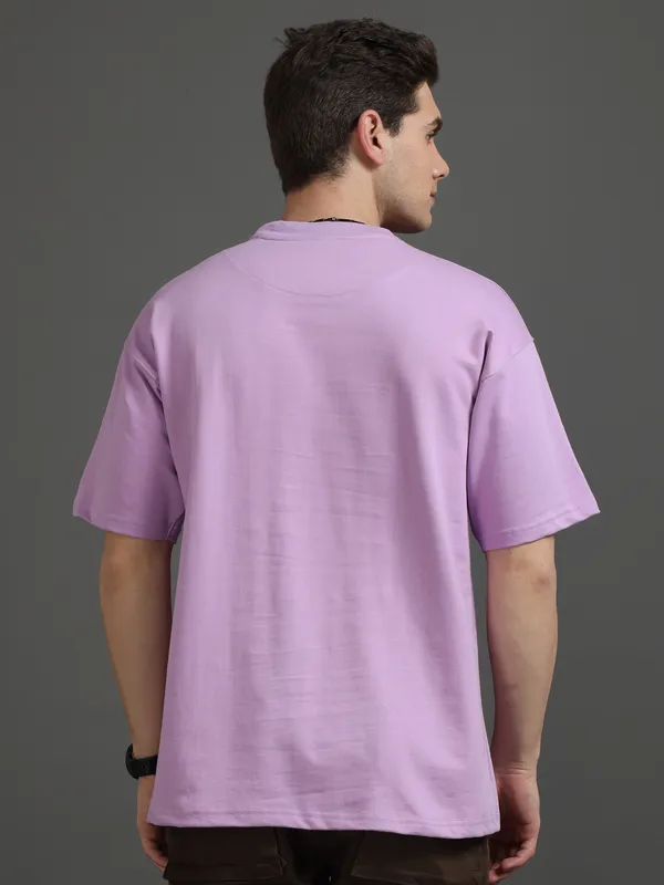 Lavender_Cotton_Regular_Oversized_T-Shirt_For_Men