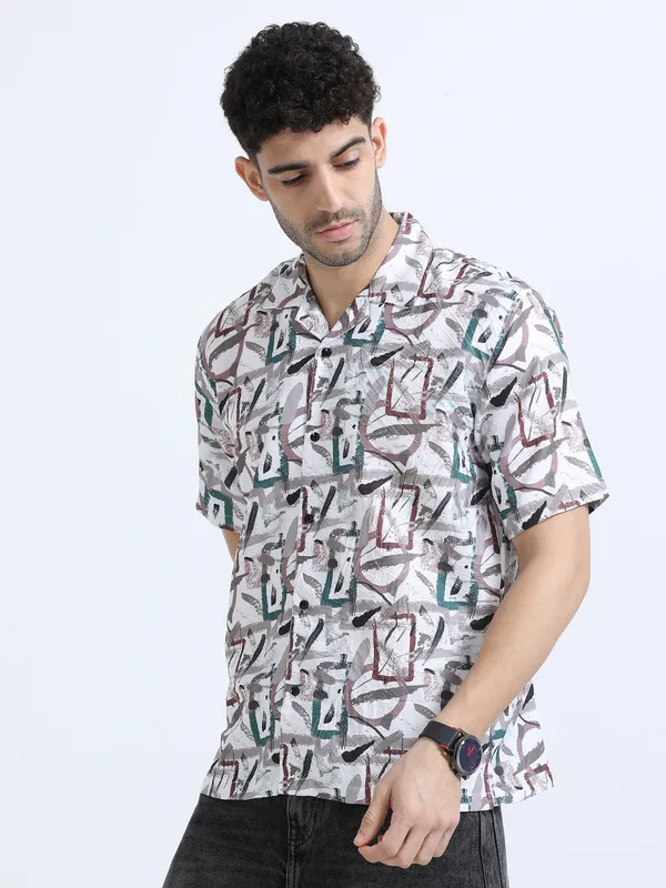 Brown_Cotton_Regular_Oversized_Shirt_For_Men