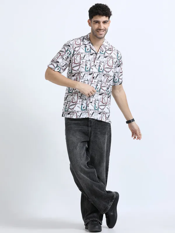 Brown_Cotton_Regular_Oversized_Shirt_For_Men