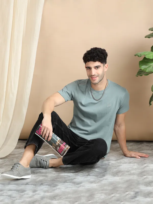 Sage_Cotton_Regular_T-Shirt_For_Men