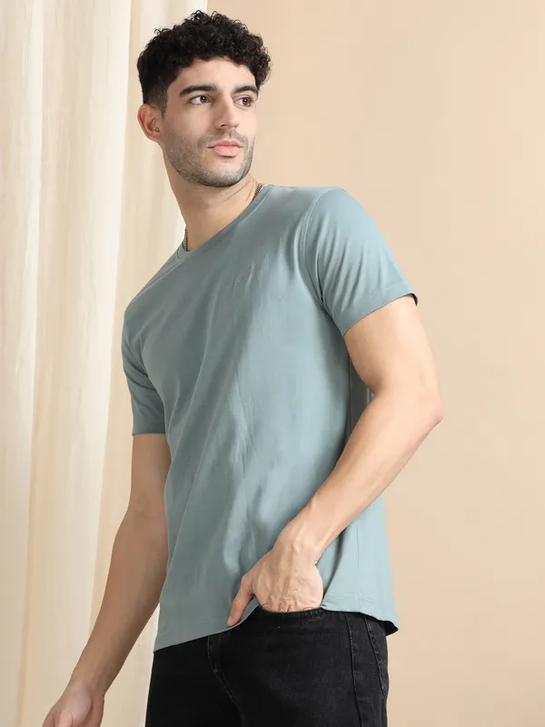Sage_Cotton_Regular_T-Shirt_For_Men