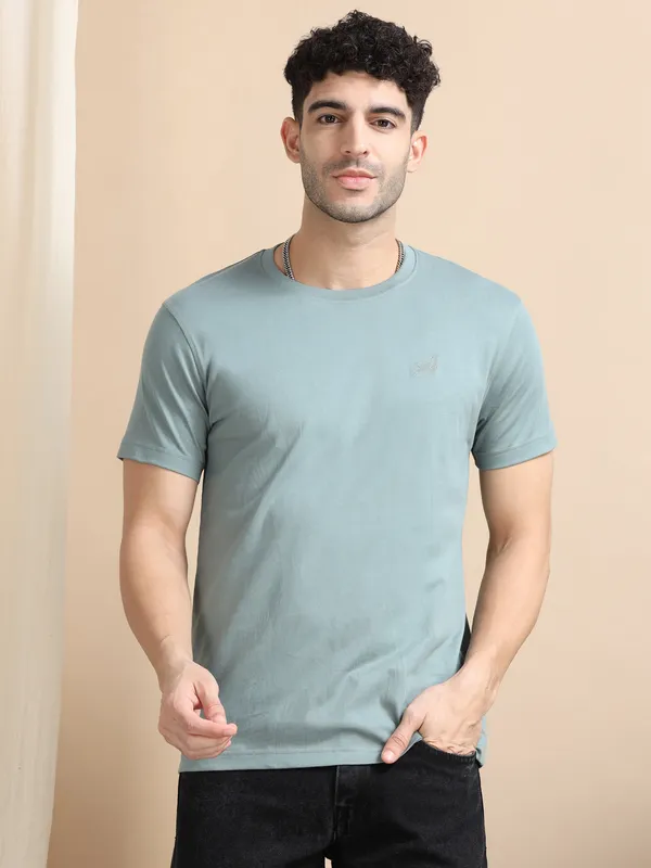 Sage_Cotton_Regular_T-Shirt_For_Men