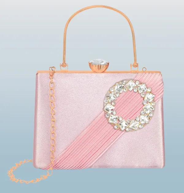 Pink_Radiant_Halo_Satin_Clutch_For_Women_&_Girls_(22_X_10_X_17.5_Cm)