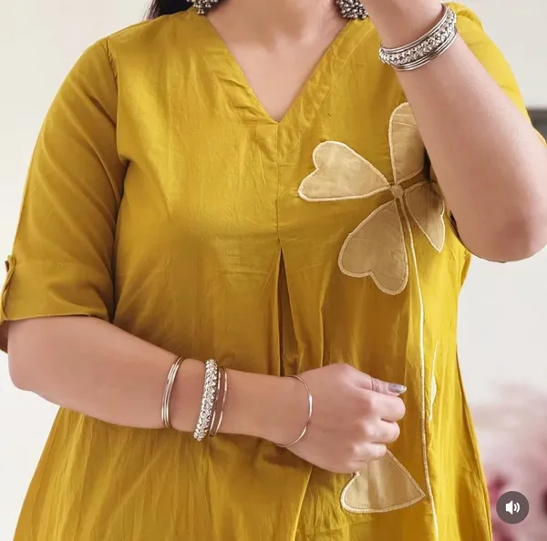 Mustard_Patch_Work_Cotton_Co-ord_Set_|_For_Women