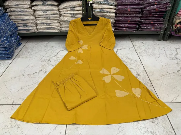 Mustard_Patch_Work_Cotton_Co-ord_Set_|_For_Women