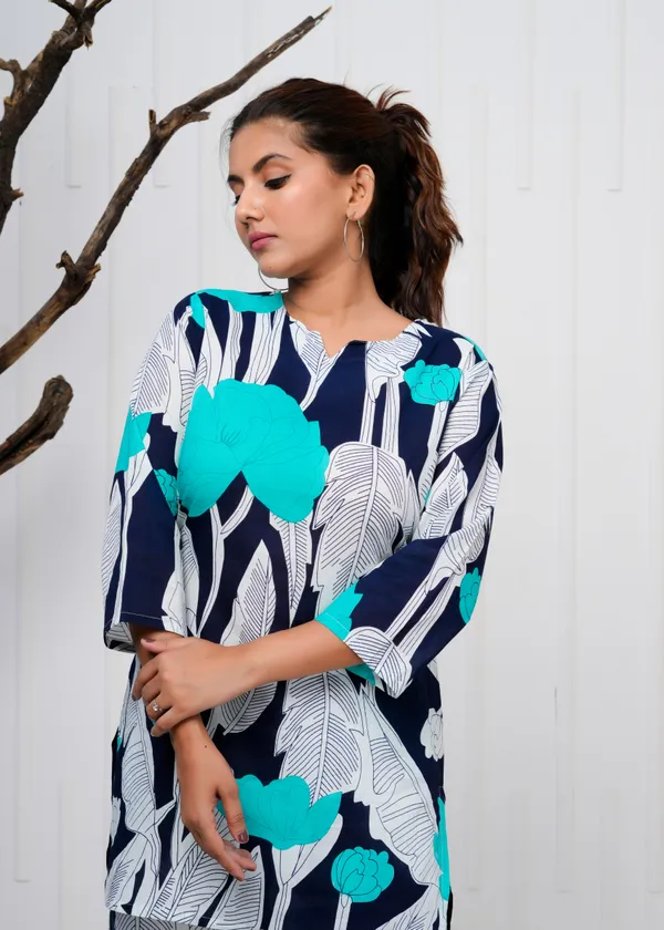 Blue_Printed_Cotton_Co-Ord_Set_|_For_Women