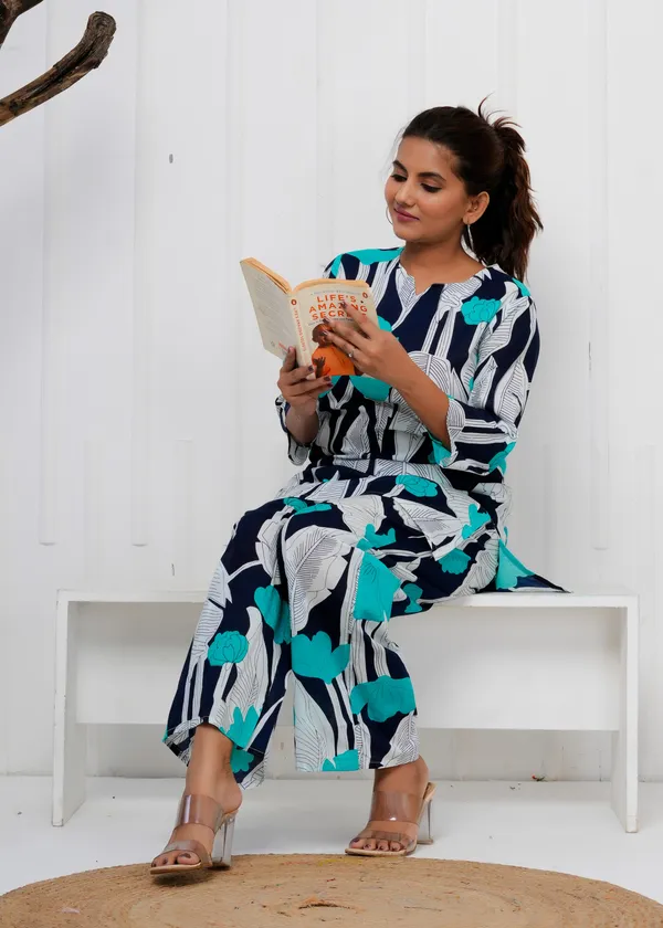Blue_Printed_Cotton_Co-Ord_Set_|_For_Women