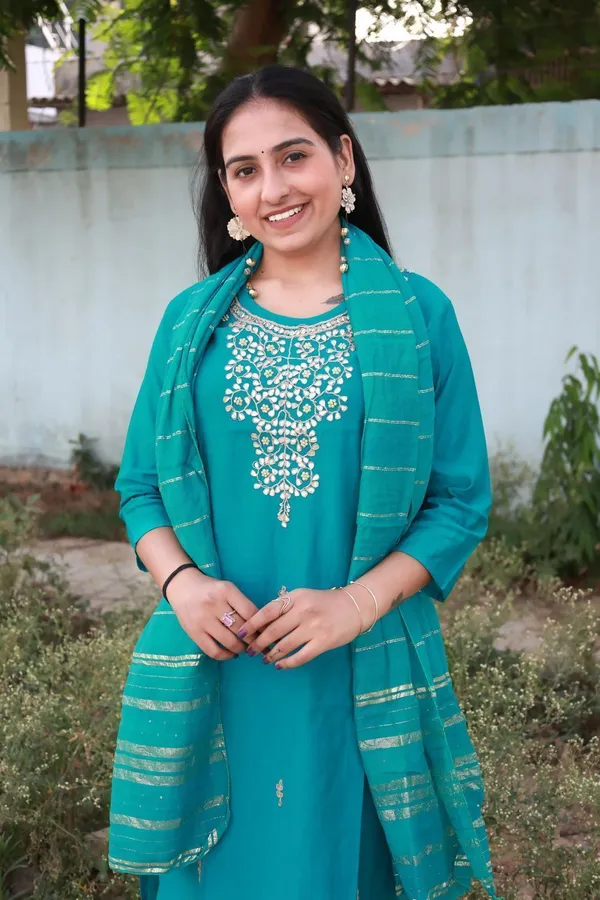 Blue_Embroidered_Kurta_With_Pant_And_Dupatta_Set_|_For_Women