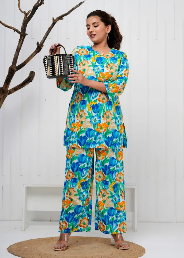 Blue_Printed_Cotton_Co-Ord_Set_|_For_Women
