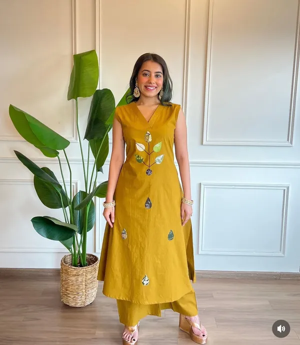 Mustard_Patch_Work_Cotton_Co-ord_Set_|_For_Women