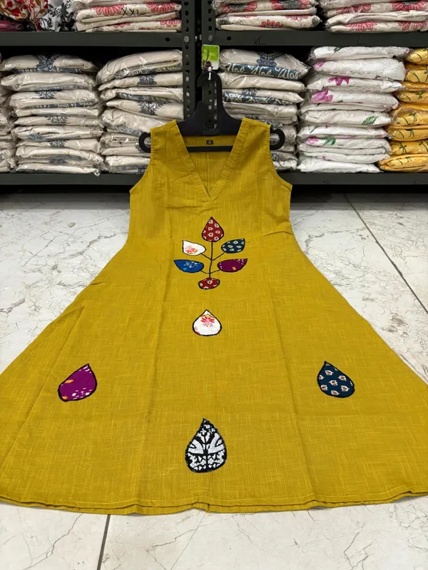 Mustard_Patch_Work_Cotton_Co-ord_Set_|_For_Women