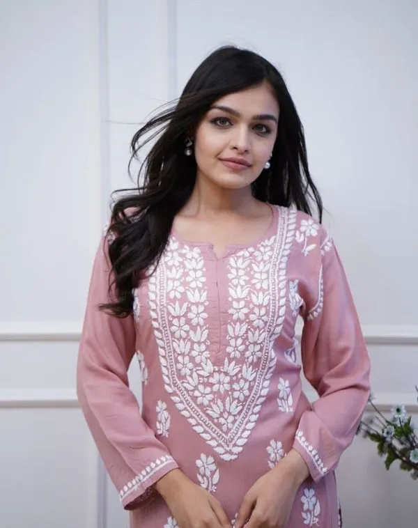 Peach_Cotton_Printed_Kurta_With_Pant_And_Dupatta_Set_|_For_Women