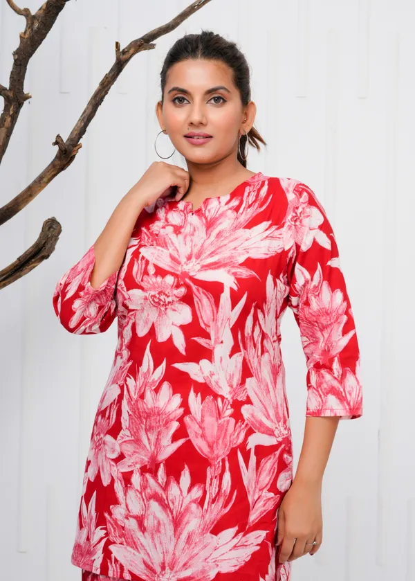 Red_Printed_Cotton_Co-Ord_Set_|_For_Women