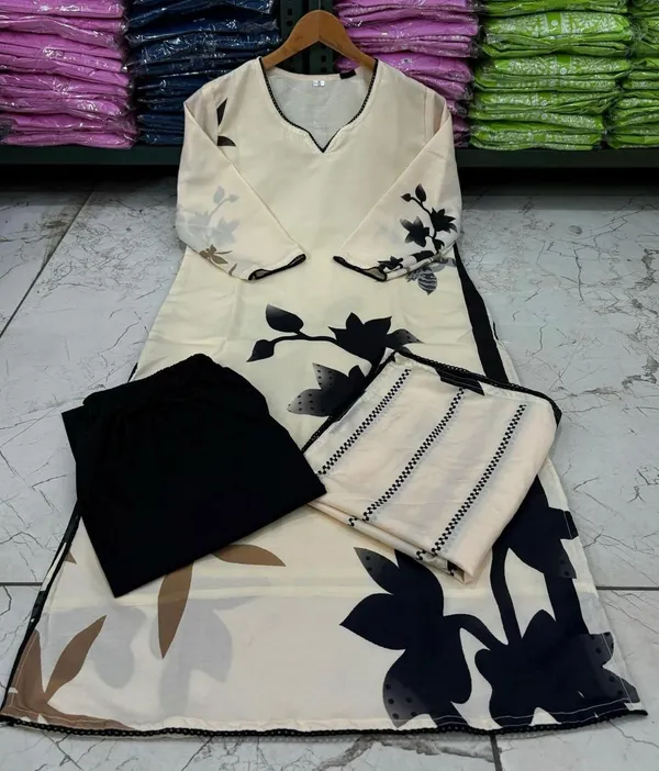 Ivory_Printed_Kurta_With_Pant_And_Dupatta_Set_|_For_Women