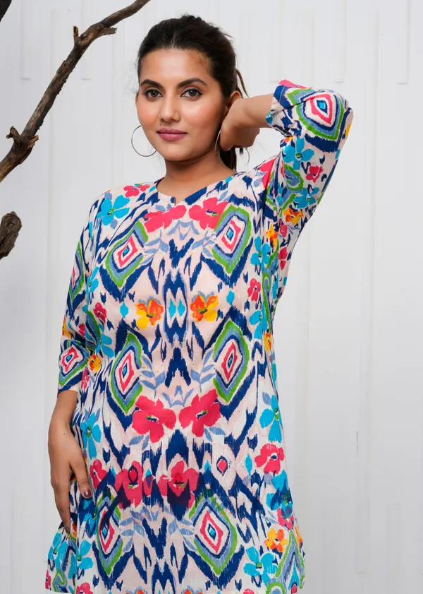 Multicolour_Printed_Cotton_Co-Ord_Set_|_For_Women