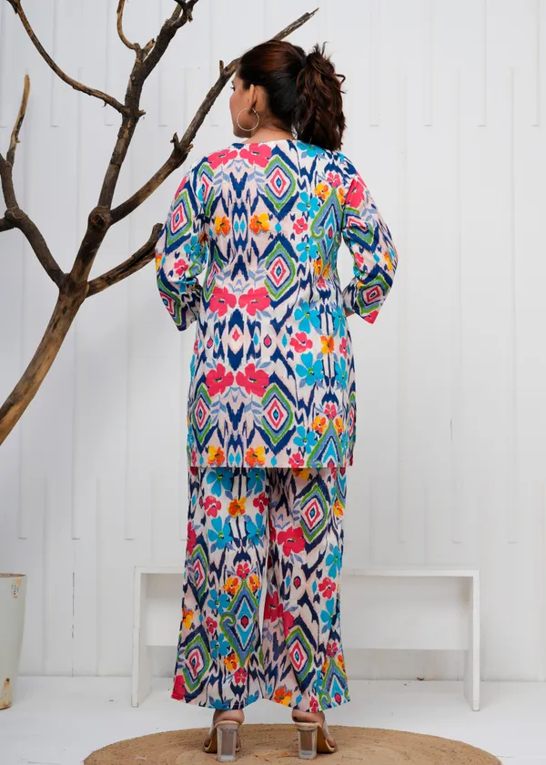 Multicolour_Printed_Cotton_Co-Ord_Set_|_For_Women