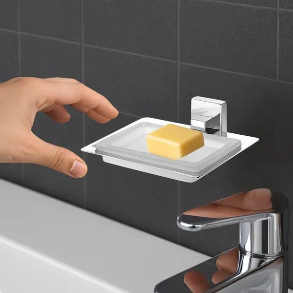 Stainless_Steel_Chrome_Polish_Soap_Dish_Glass