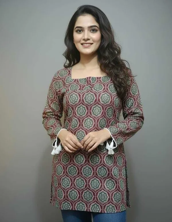 Multicolour_Pure_Cotton_Premium_And_Elegant_Kurta_For_Women