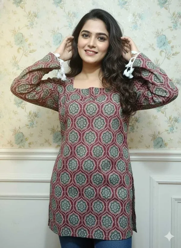 Multicolour_Pure_Cotton_Premium_And_Elegant_Kurta_For_Women