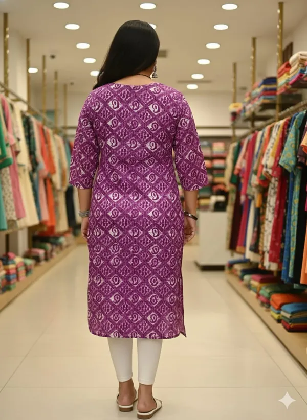Purple_Pure_Cotton_Kurta_For_Women