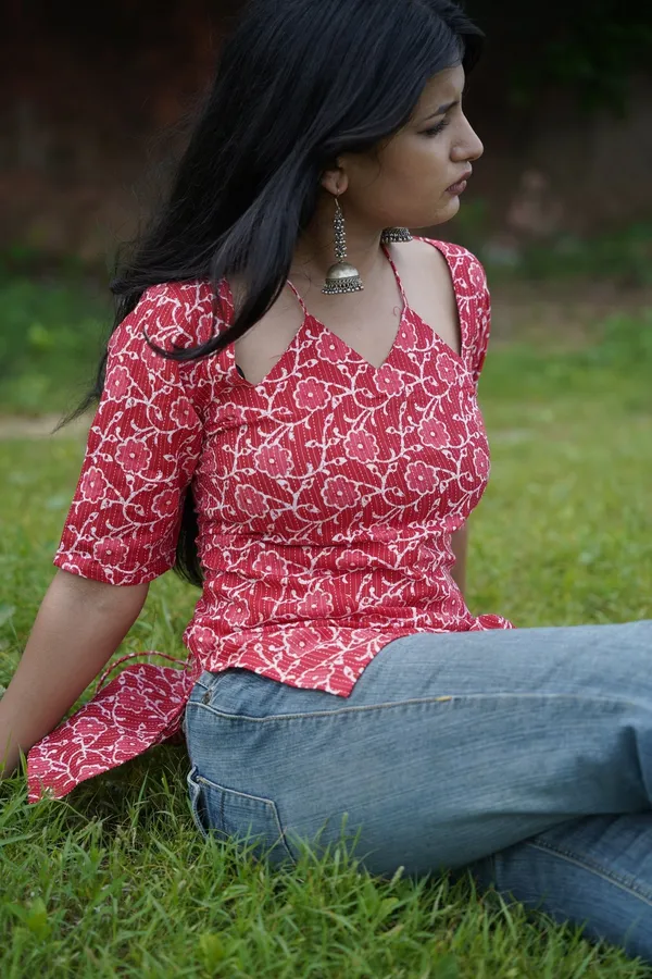 Red_Pure_Cotton_Premium_And_Elegant_Kurta_For_Women