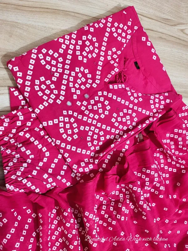 Pink_Cotton_Premium_Kurta_Set_For_Women