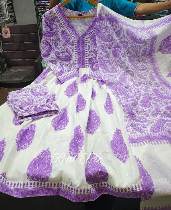 Purple_Cotton_Premium_Kurta_Set_For_Women