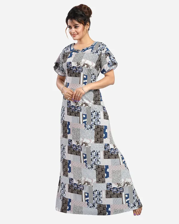 Blue_Rayon_Nighty_For_Women