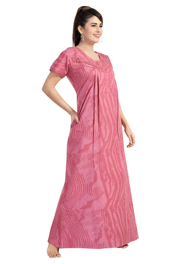 Pink_Abstract_Cotton_Night_Dress_For_Ladies