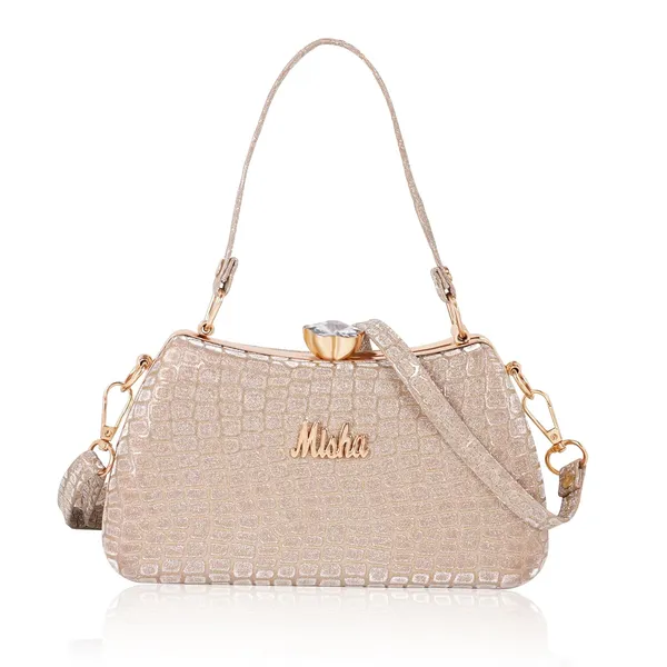 Gold_Faux_Leather_Blush_Croco_Luxe_Clutch_For_Women_&_Girls_(21_X_3_X_13_Cm)