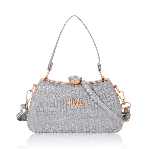 Grey_Faux_Leather_Blush_Croco_Luxe_Clutch_For_Women_&_Girls_(21_X_3_X_13_Cm)