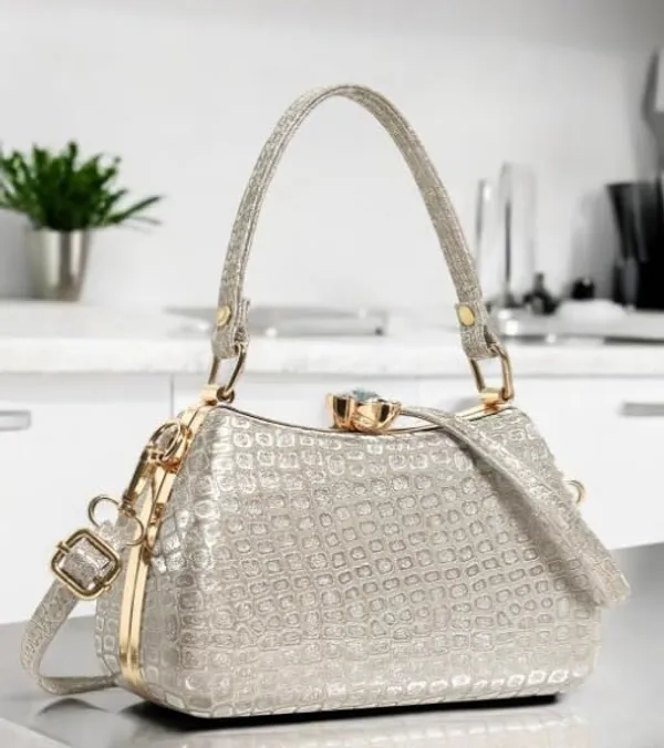Silver_Faux_Leather_Blush_Croco_Luxe_Clutch_For_Women_&_Girls_(21_X_3_X_13_Cm)